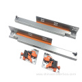 heavy duty soft close bottom mounted drawer slide